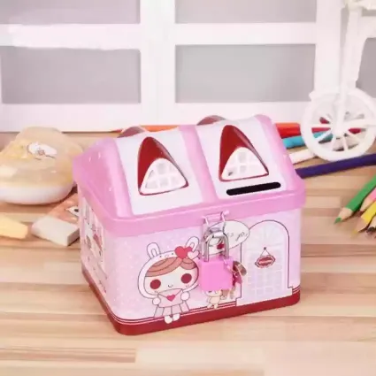 Cartoon House Cute Money Saving Box